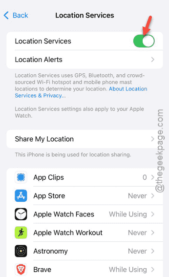 Find my iPhone is greyed out - Why and How to Fix it 3 locations services on min