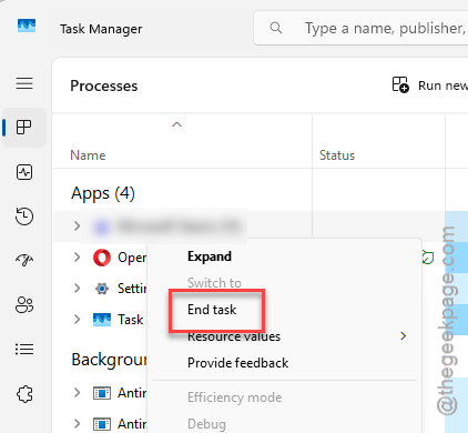 Camera is not working in new Microsoft Teams - How to fix 2 teams end task min