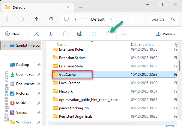 Microsoft Teams Virtual Background Not Applying - Fix 1 gpucache delete min