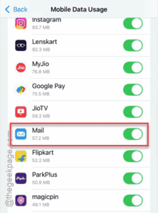 mail on mobile usage min