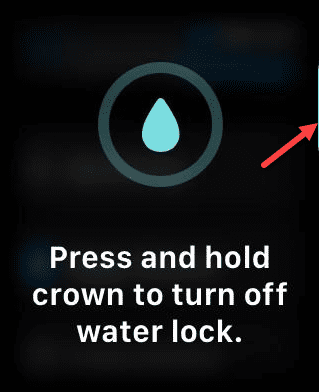 Apple Watch TouchScreen Unresponsive After Water Exposure - Fix 2 press and hold water lock min