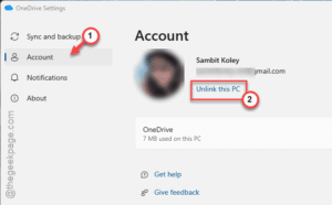 unlink this pc min