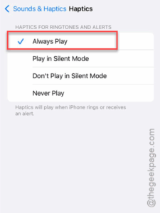 always play