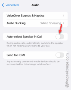 auto select speakr