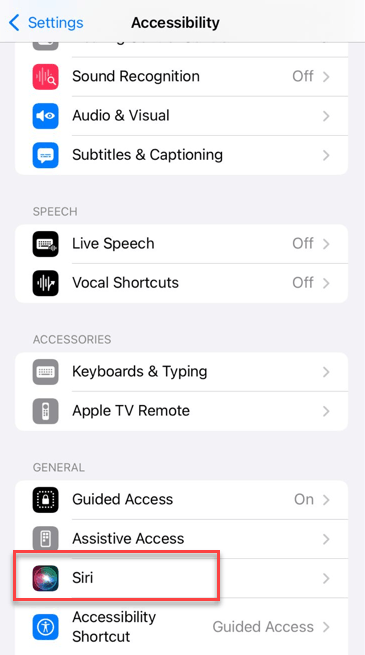 iPhone Siri Activates Randomly Without Saying Hey Siri on iOS 26 - Fix 2 siri main