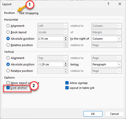 Microsoft Word Refuses to Paste into Text Boxes - How to Fix 3 lock anchor