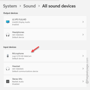 microphone tap in input devices