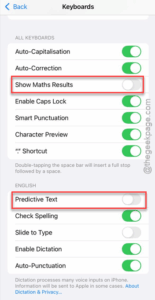 predictive text on