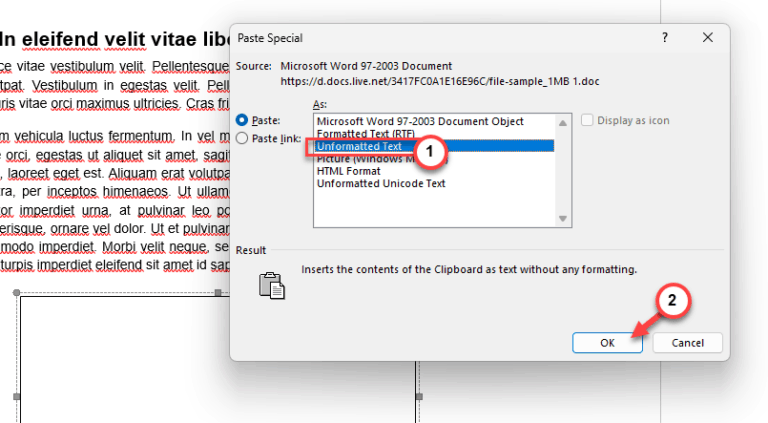 Microsoft Word Refuses to Paste into Text Boxes - How to Fix