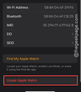 unpair apple watch 1