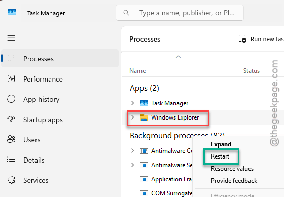 Apps Not Showing in Task Manager on Windows 11 : Fix 1 exp end task