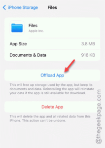 offload files