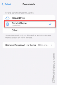 on my iphone