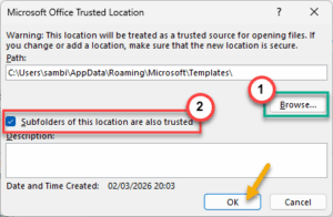 subfolders of this location check