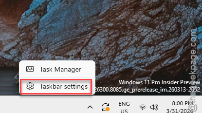 Copilot Pinning Itself in the Taskbar : How to Fix 1 taskbar settings e1775479691874