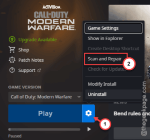 cod scan and repair