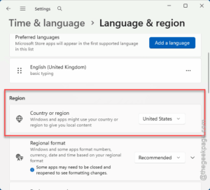 country or region