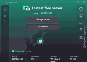 disconnect vpn