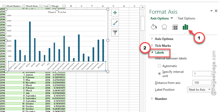 Excel Chart Axis Labels Missing After Office Update - How to Fix