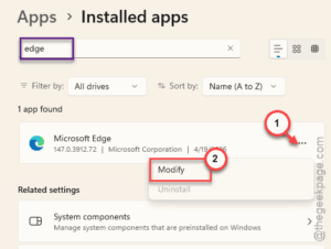 modify edge 1