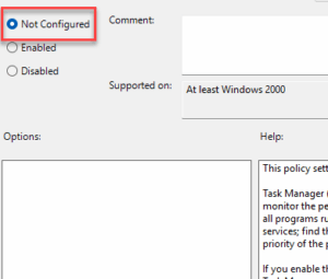 not config remove task mgr policy e1775575337317
