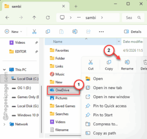 One Drive Error Rename File OneDrive Stuck on Looking for Changes Message - How to Fix