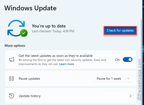 Explorer.exe Memory Leak on Windows 11 24H2? 5 Fixes 2 check for update