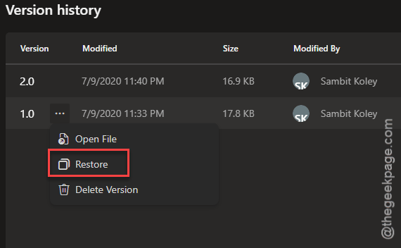 OneDrive Overwriting Files With Older Versions — How to Recover 2 restore
