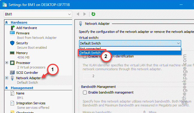 Restored Hyper-V Virtual Machine Not Starting? 5 Fixes 2 default switch