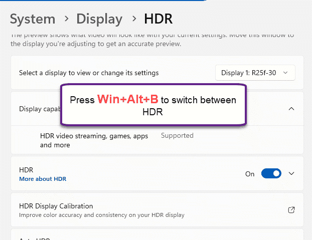 Auto HDR Looks Washed Out on Mini-LED? 4 Fixes 3 hdr control