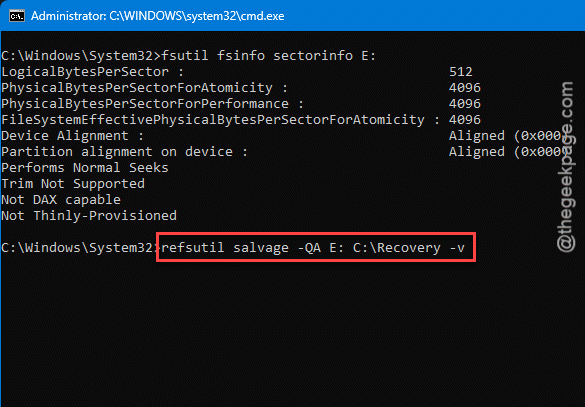 Why Your ReFS Drive Reads as RAW After Switching Controllers 3 refsutil salvage tap