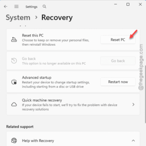reset pc