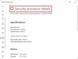 security processor details