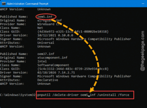 uninstall oem