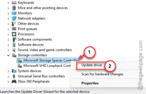 update storage controller