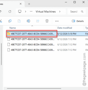 vm folder