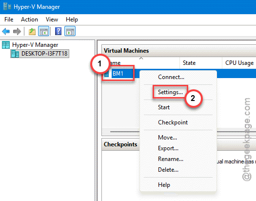Restored Hyper-V Virtual Machine Not Starting? 5 Fixes 1 vm settings 1