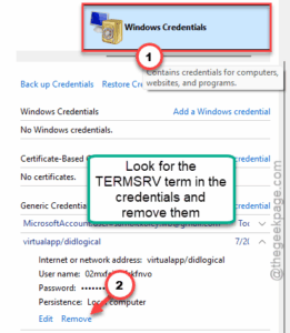 credentials termsrv