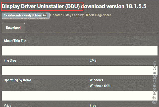 AMD GPU Driver Disables Itself in Windows 11 Update - How to Fix 1 ddu download 1