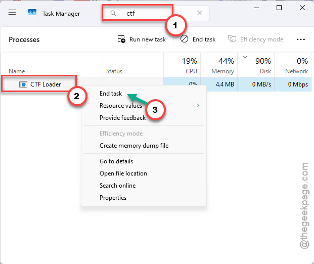 GIF Service Not Available in Windows 11 Emoji Panel - How to Fix 2 end task ctf loader