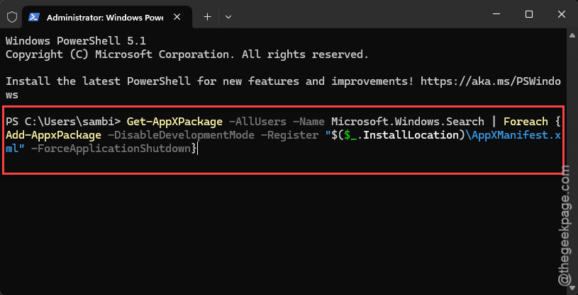 Virtual Keyboard and Search Broken on Snapdragon X Elite PCs - How to Fix 3 get appx forceapplication