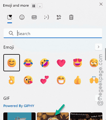 GIF Service Not Available in Windows 11 Emoji Panel - How to Fix 3 gif
