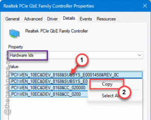 hardware id copy