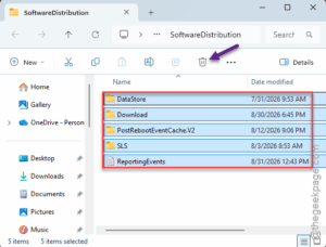 clear up softwaredistribution