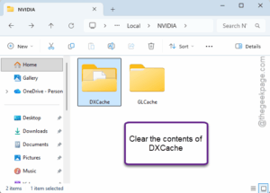 dxcache clear