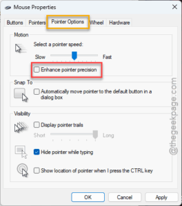 enhance pointer precision 1