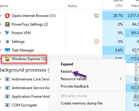 Fix Taskbar Speed Test Widget Freezing (High RAM) on Windows 11, 10 2 explorer restart e1788272077703