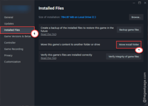 move install folder