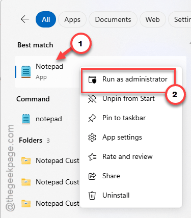 Fix "Access Denied" When Editing Hosts File as Admin 1 notepad run as admin