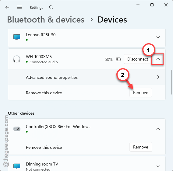 Fix Bluetooth LE Audio Static & Crackling on Copilot+ PCs 1 remove the bluetooth headset